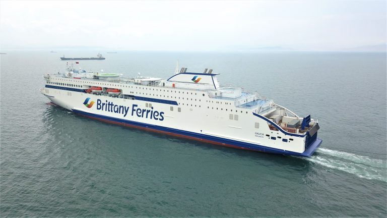 Galicia At Sea – From The Stern – Brittany Ferries