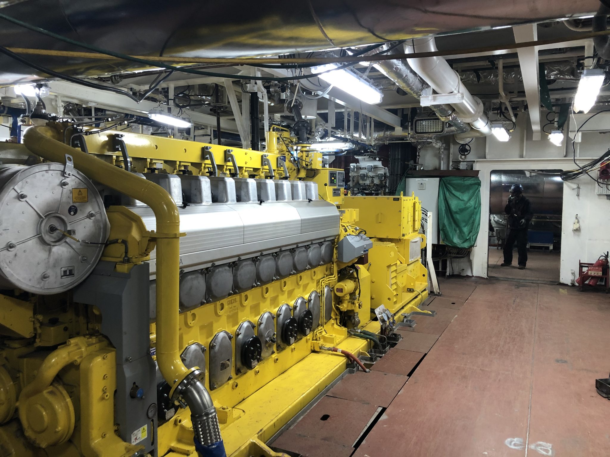 19 Engine room Brittany Ferries
